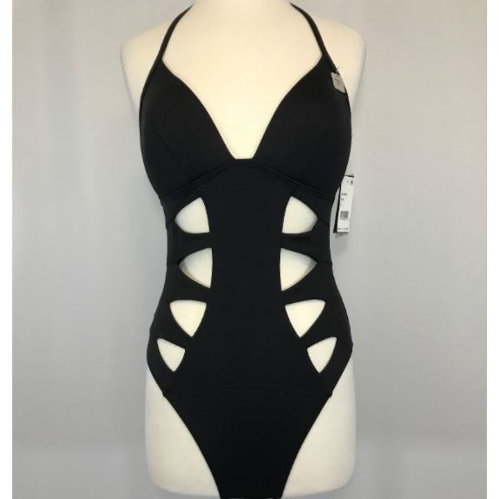 Kenneth Cole Tummy-Control Push-Up One-Piece